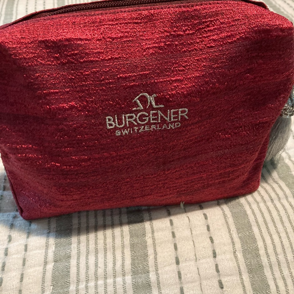 Switzerland Red Travel Cosmetic Pouch